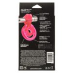 Dual Clit Flicker Vibrating Cock Ring – Pink - Image 4