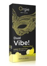Dual Vibe Gin and Tonic Lemon Kissable Liquid Vibrator 15ml
