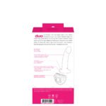 Duo Semi-Realistic Dildo With Harness - Pink/purple - Image 3