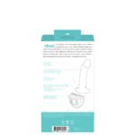 Duo Semi-Realistic Dildo With Harness - Turquoise/black - Image 3
