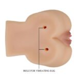 Kylie Realistic Vagina and Ass Vibrator - Light