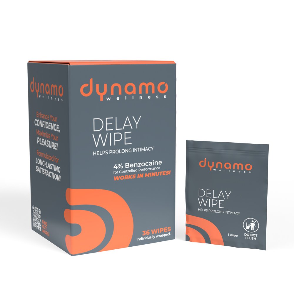 dynamo-wellness-delay-wipe-4-36-pack Dynamo Wellness Delay Wipe 4% - 36 Pack - Image 1