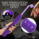 Elektra Rechargeable E-Stim Wand – Purple - Image 3