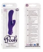 Posh Silicone Double Dancer Dual Vibrator – Purple - Image 2