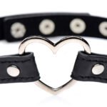Dark Heart Chrome Heart Black Choker - Black