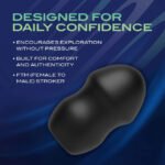 URSELF Fortify Platinum-Cured Liquid Silicone Stroker – Black - Image 3