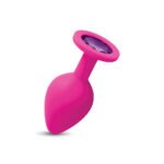 Gemma Purple Gem Pink Silicone Anal Plug – Medium - Image 5
