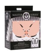 Spread Labia Spreader Straps With Clamps – Black
