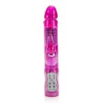Waterproof Jack Rabbit 5 Rows Vibrating Rotating Vibrator – Pink - Image 3