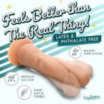 Easy Riders 7" Silicone Dildo – Tan - Image 4