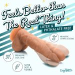Easy Riders 7" Silicone Dildo With Balls - Medium - Image 4