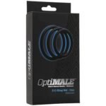 Optimale 3 C-Ring Set – Thin – Black – Phthalate-Free Silicone - Image 2
