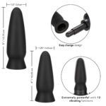 Eclipse Interchangeable Probe Rechargeable Anal Plug Set – Black - Image 7
