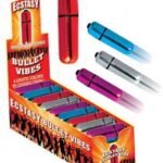 Ecstasy Bullet Vibes Assorted Colors 36 Pcs Per Display