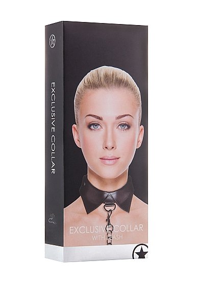 Exclusive Collar With Leash - Black