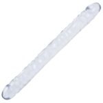 Crystal Jellies 18 Inch Double Dong - Clear - Image 2