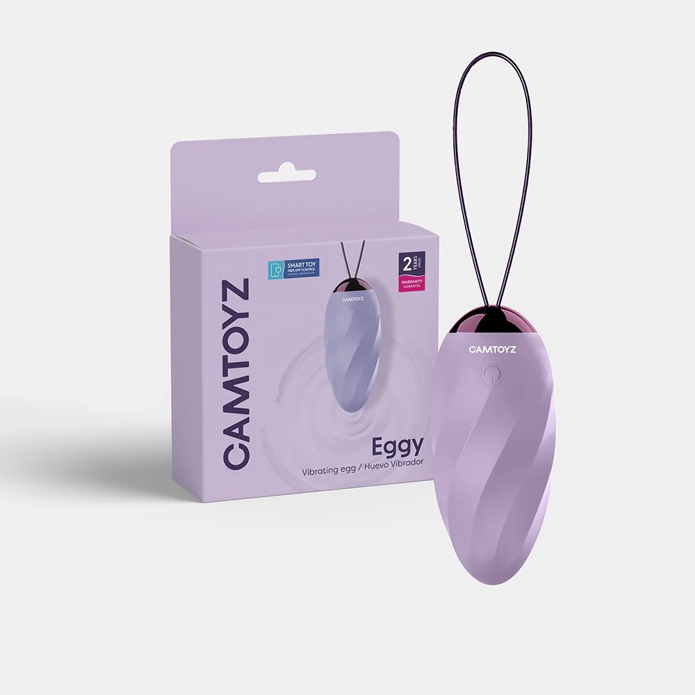 eggy-camtoyz-vibrating-egg-purple Eggy Camtoyz Vibrating Egg - Purple - Image 1