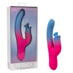 Elation Dual Stimulator with Suction – Silicone, Rechargeable, Waterproof - Image 2