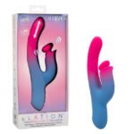 Elation Thrusting Dual Stimulator – Silicone, Rechargeable, Waterproof - Image 2