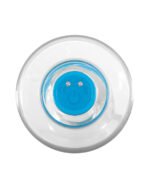Electric Blue Remote-Controlled Vibrator – Clear with Blue Bullet - Image 3