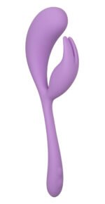 Elle Liquid Silicone Dual Flicker Vibrator – Purple - Image 11