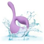 Elle Liquid Silicone Dual Flicker Vibrator – Purple - Image 4