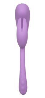 Elle Liquid Silicone Dual Flicker Vibrator – Purple - Image 5