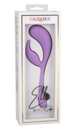 Elle Liquid Silicone Dual Flicker Vibrator – Purple - Image 10