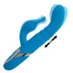 Enchanted Beaded Power G Rechargeable Vibrator with Rocking and Thrusting Beads – Blue - Image 4