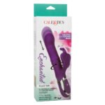 Enchanted Flutter Purple Dual-Action Vibrator with Thrusting, Rotating Beads, and Fluttering Stimulator - Image 2