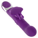 Enchanted Flutter Purple Dual-Action Vibrator with Thrusting, Rotating Beads, and Fluttering Stimulator - Image 6