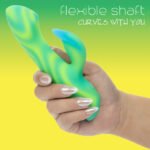 Endless Summer Twilight Tease Dual-Motor Vibrator – Green - Image 6