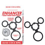 Enhancer Quad Cockring - Black