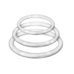 Enhancer Silicone Cockrings - Clear - Image 2