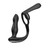 Enhancer Vibro Plug and Penis Sheath - Black - Image 2