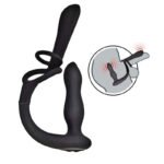 Enhancer Vibro Plug and Penis Sheath - Black - Image 3