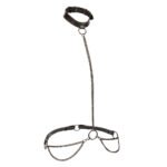 Euphoria Collection Chain Halter/collar and Leash - Black - Image 6