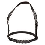 Euphoria Collection Plus Size Halter Buckle Harness - Black - Image 2
