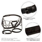 Euphoria Collection Plus Size Thigh Harness With Chains - Black - Image 3