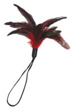 Pleasure Feather Red Feather Tickler with Wrist Cord - Image 2