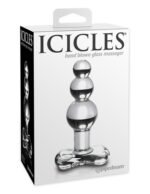 Icicles No. 47 Clear Glass Anal Plug - Image 2