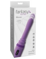 Fantasy for Her Love Thrust-Her USB Rechargeable Thrusting Vibrator – Purple - Image 6