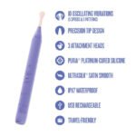 Blush Juno Purple Oscillating Wand Vibrator – Platinum-Cured Silicone, USB Rechargeable - Image 6