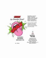 Smack Lickable Massage Oil, 3ml Pouch Display 36pc - Cherry - Image 2