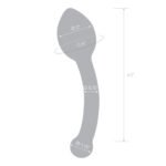 Pure Indulgence Anal Slider Borosilicate Glass Anal Plug – Clear - Image 2