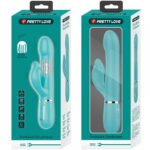 Falin Rabbit Vibrator Pearls Rechargeable Silicone – Turquoise - Image 5