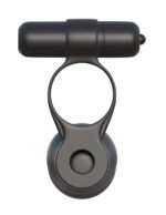 Fantasy C-Ringz Posable Partner Double Penetrator Vibrating Cock Ring – Black - Image 4
