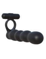 Fantasy C-Ringz Posable Partner Double Penetrator Vibrating Cock Ring – Black - Image 5
