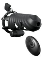 Fantasy C-Ringz Remote-Controlled Vibrating Cock Blocker - Black - Image 2