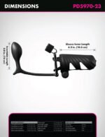 Fantasy C-Ringz Remote-Controlled Vibrating Cock Blocker With Ass-Gasm Plug - Black - Image 3